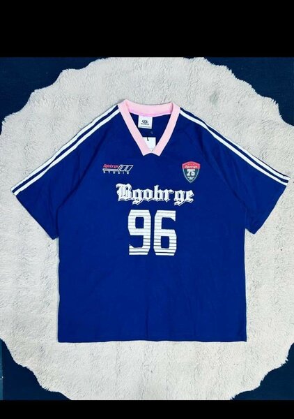 Maillot de football rétro bleu