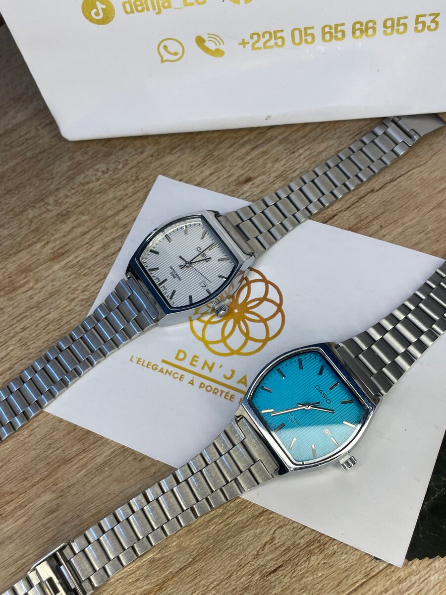 Montre Élégante en Acier