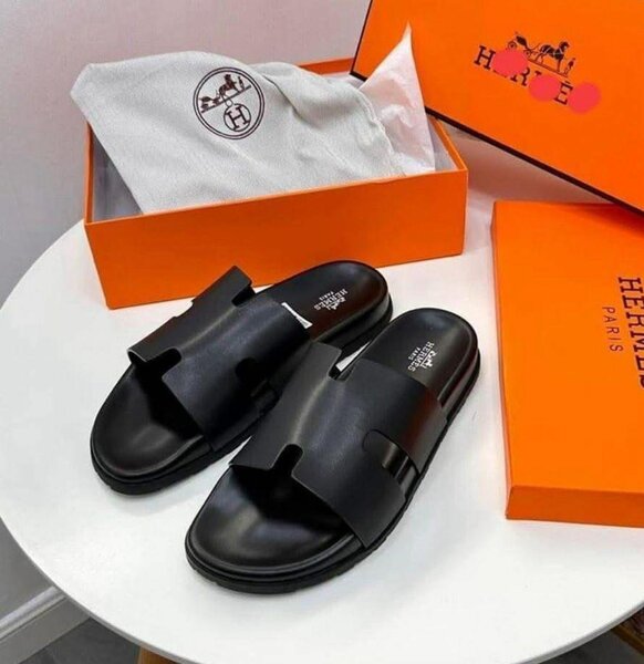 Sandales élégantes en cuir noir