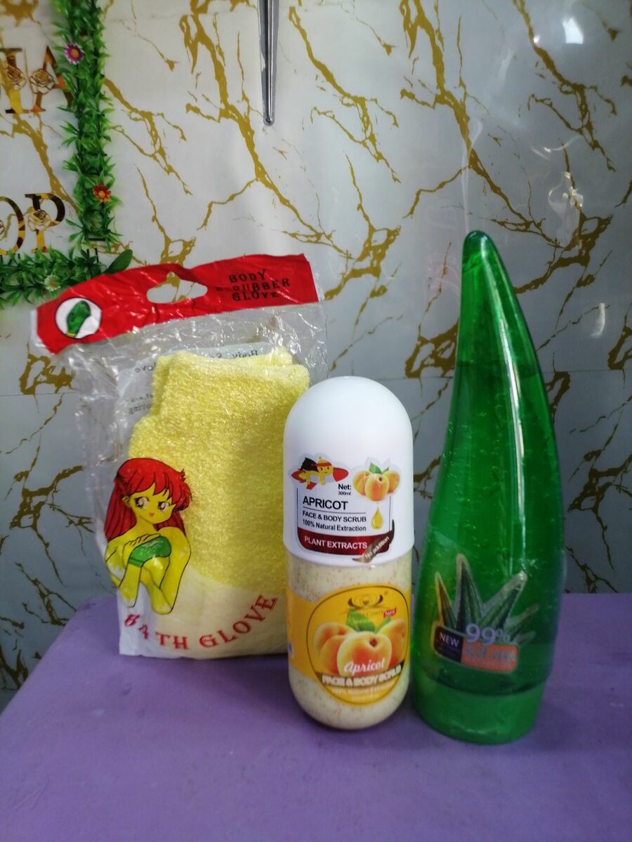 Gant de Bain Exfoliant Set