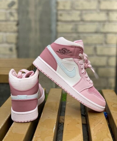 Baskets Roses Femme Confort