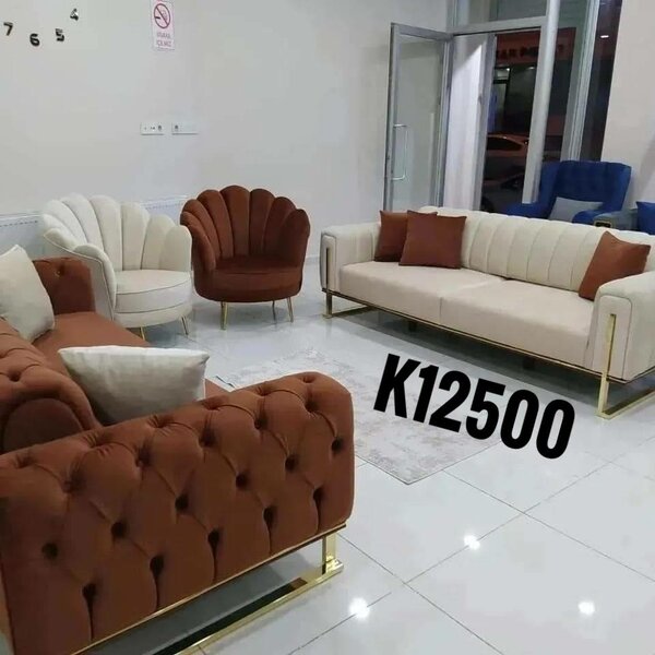 A set of beautiful and soft home furniture