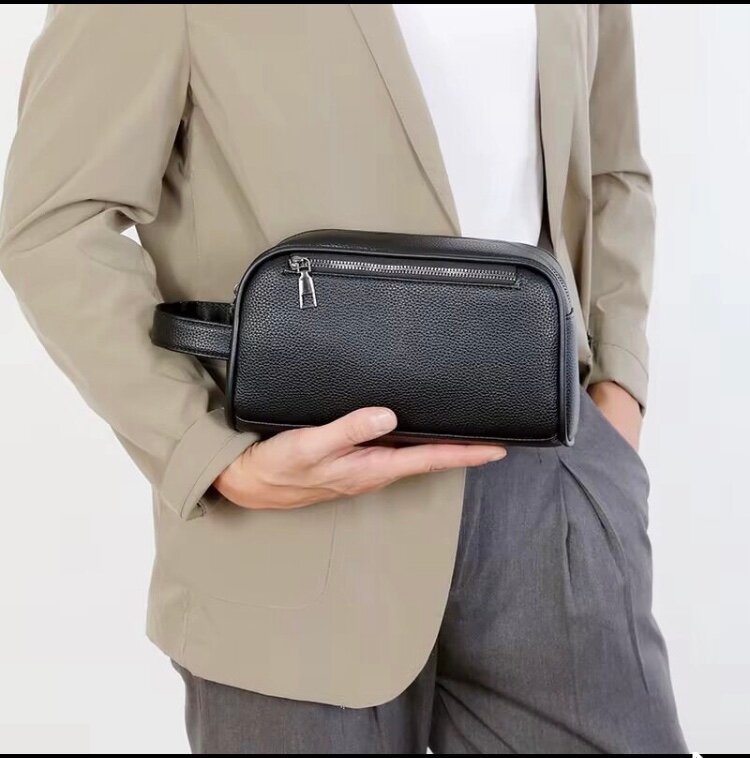 Pochette Homme Cuir Élégante