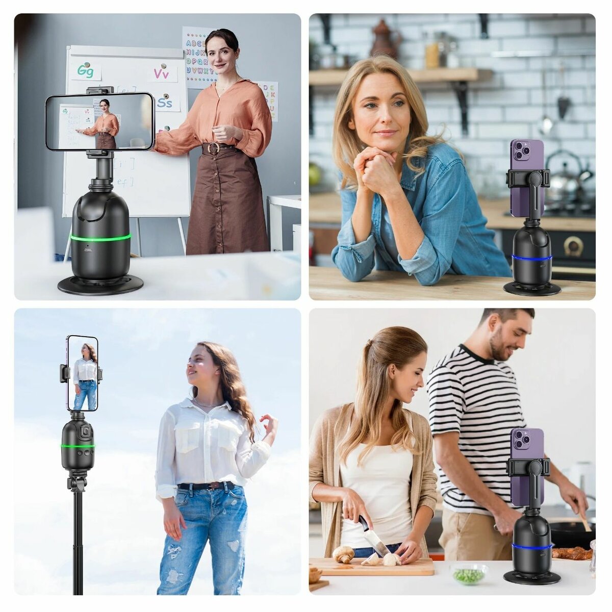 Support de Téléphone Rotatif