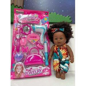 Poupée de 30cm+ accessoires