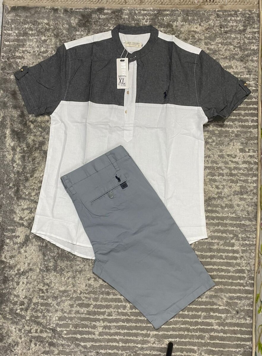 Ensemble chemise et short décontracté