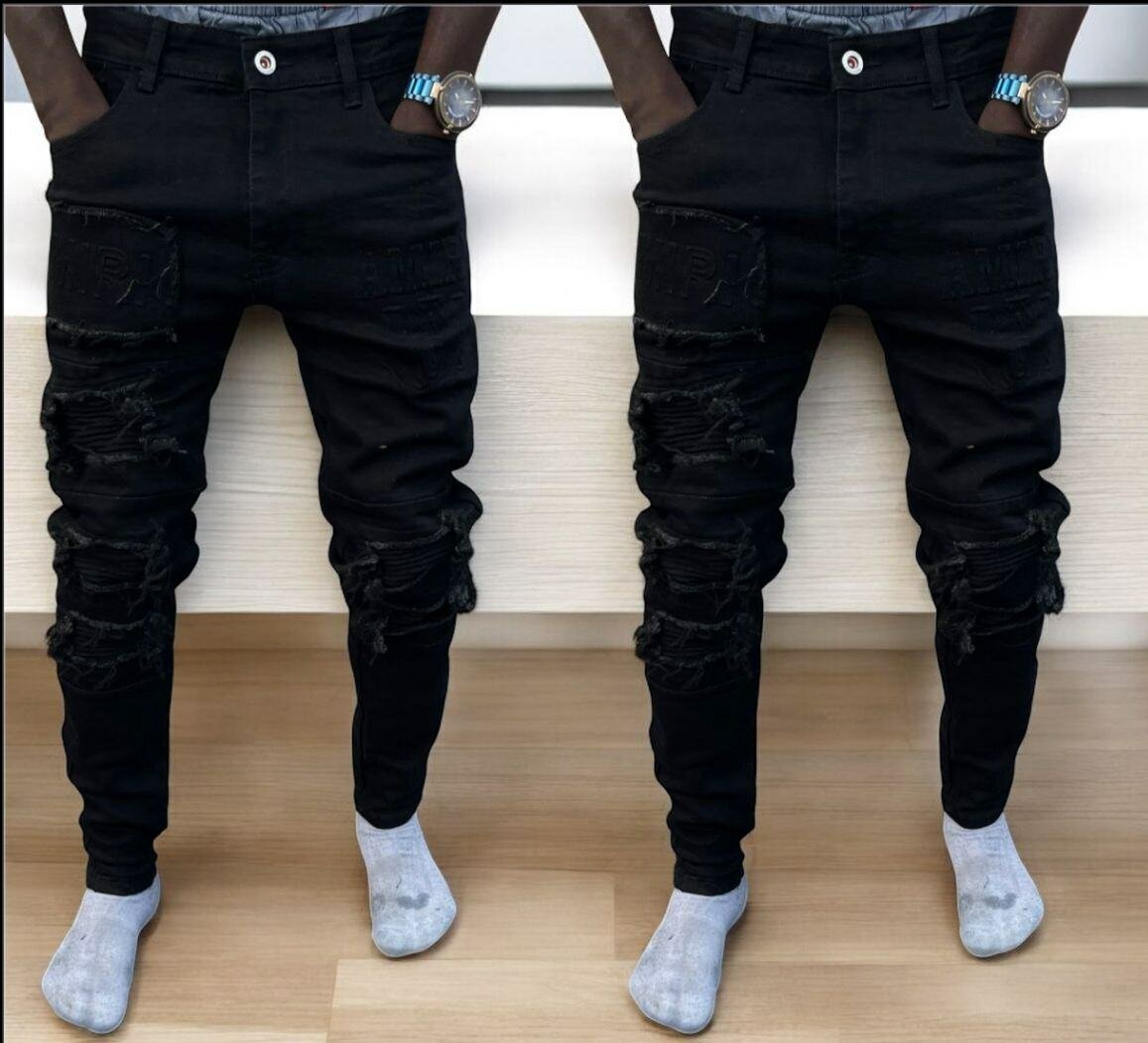 Jean skinny déchiré homme