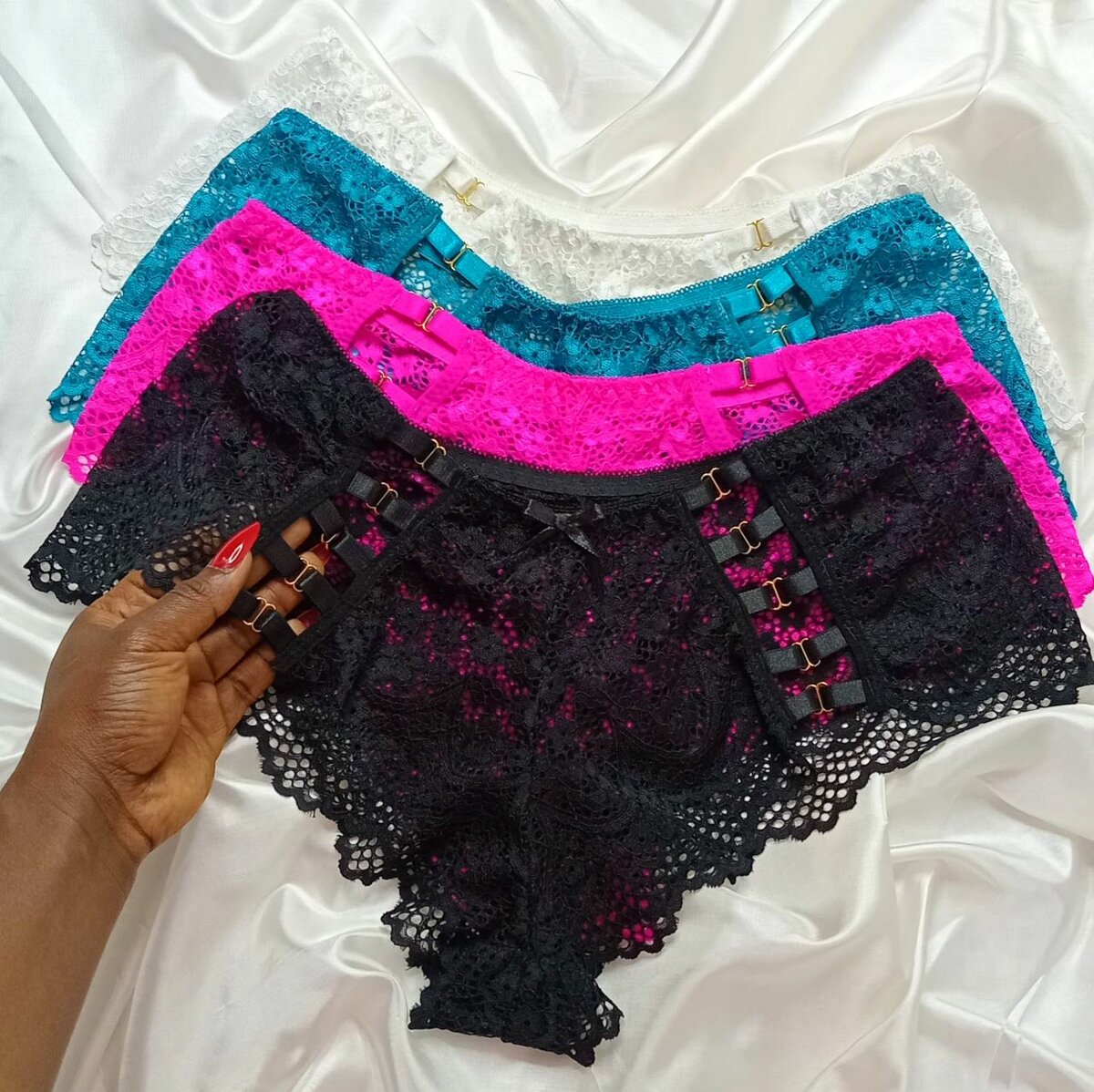 Lot de 3 Culottes en dentelle