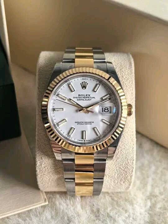 Montre Luxueuse en Or et Acier