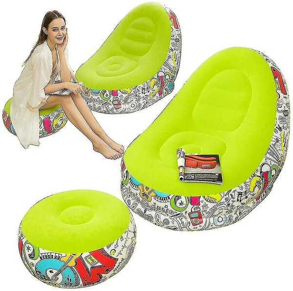 Fauteuil gonflable coloré