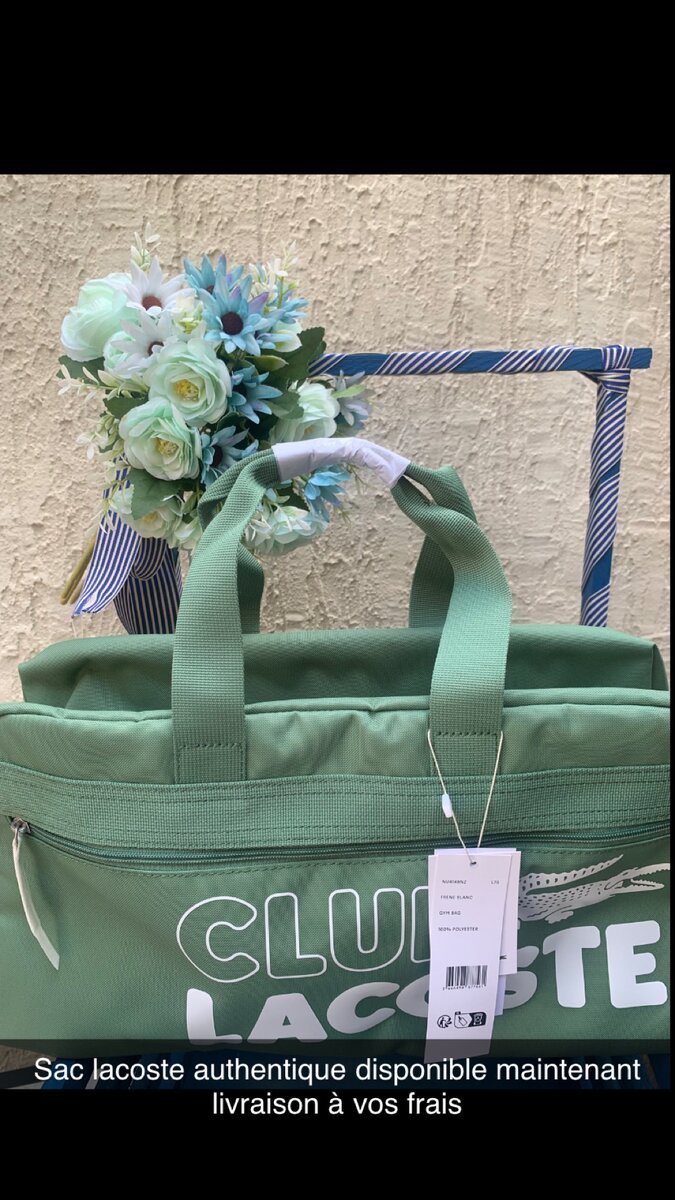 Sac lacoste homme sport