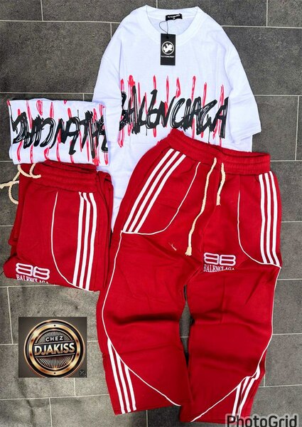 Ensemble Balenciaga Rouge