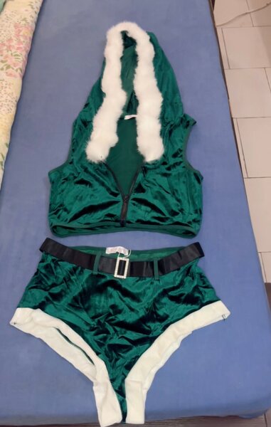 Déguisement Sexy de Noël Vert