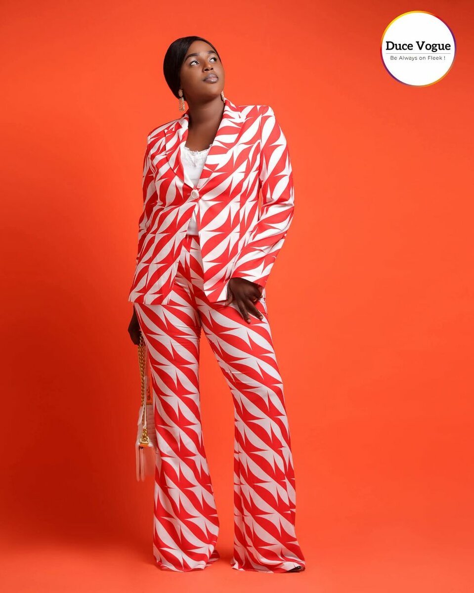 Ensemble Femme Chic à Motifs