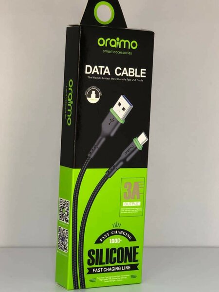 Oraimo fast charging and Data cables