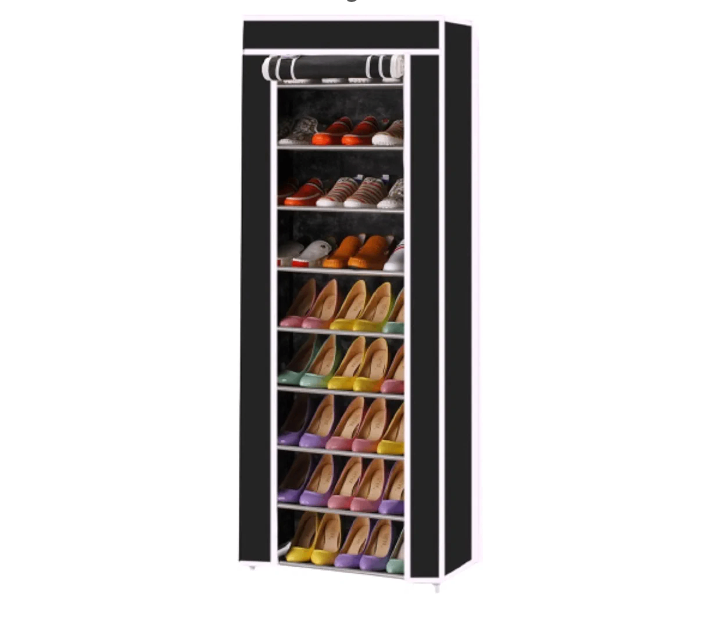 Shoe Organizer Cabinet - Non-woven Fabric Shoe Rack Tower