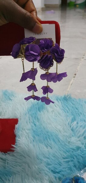 Boucles d'oreilles florales