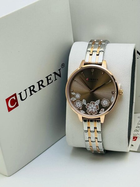 Montre-bracelet Curren or cadran avec motif