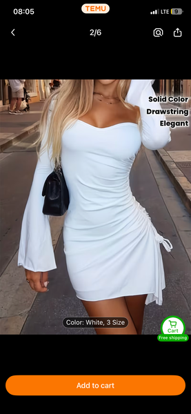 Robe élégante et moulante