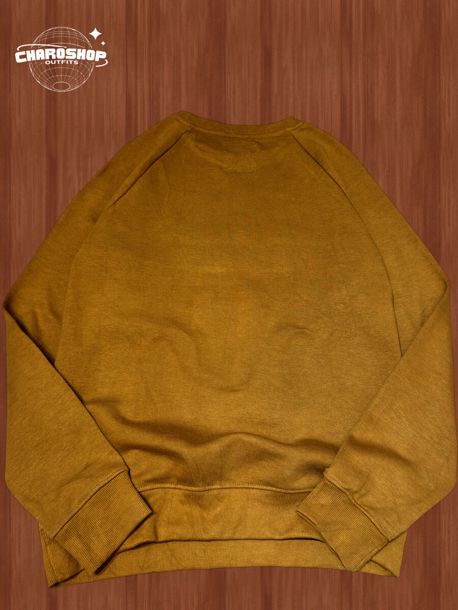 Sweatshirt brun à motif