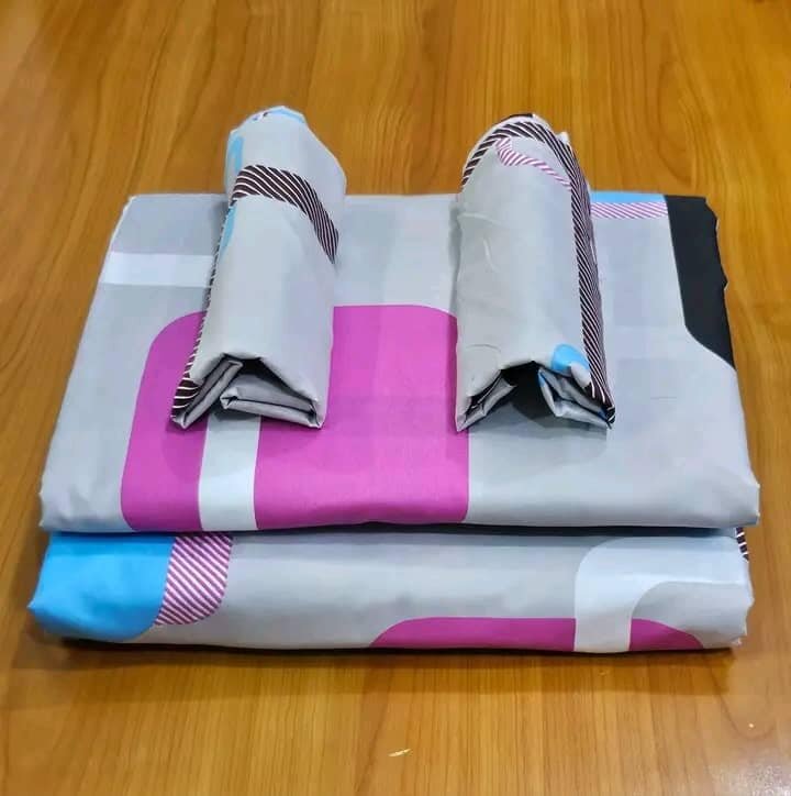 Double size bedsheets with pillow cases