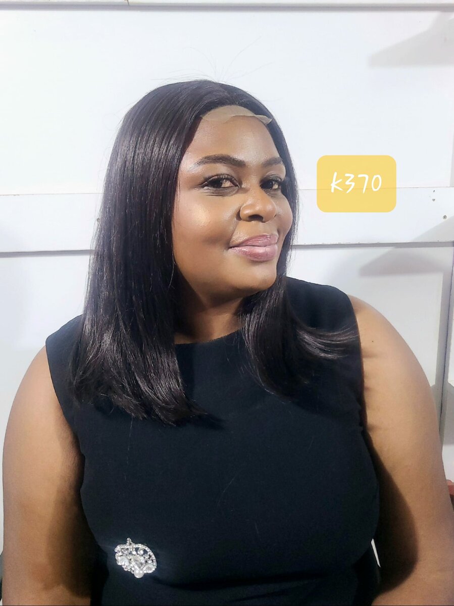 Wig Middle Dark Hair