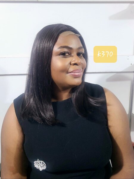 Wig Middle Dark Hair