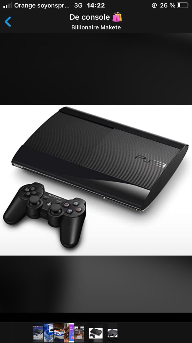 Console ps3 disponible