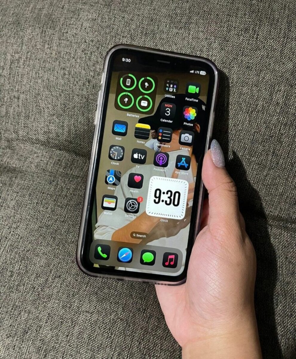 Coque transparente pour iPhone