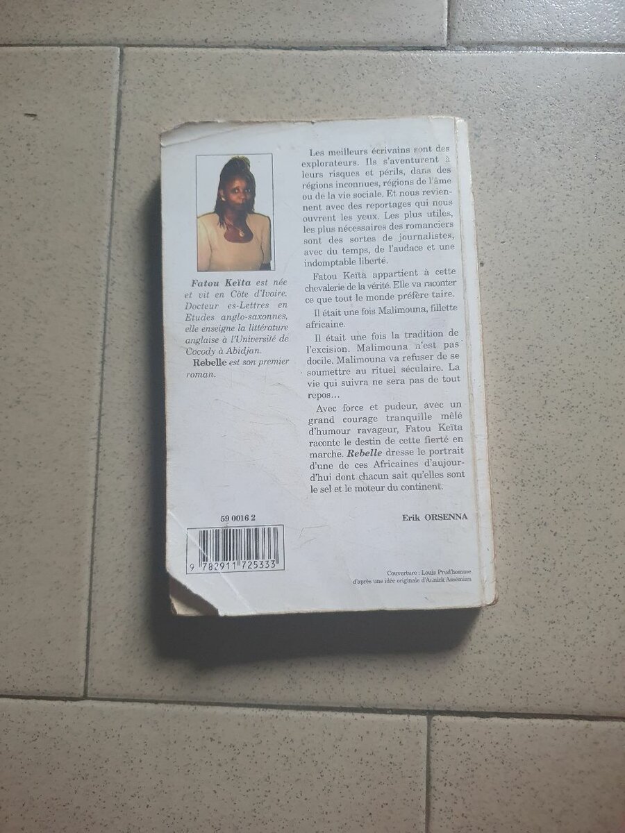 Livre "Rebelle" de Fatou Keïta