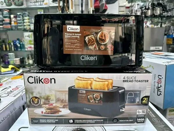 Clickon 4 Slice Bread Toaster