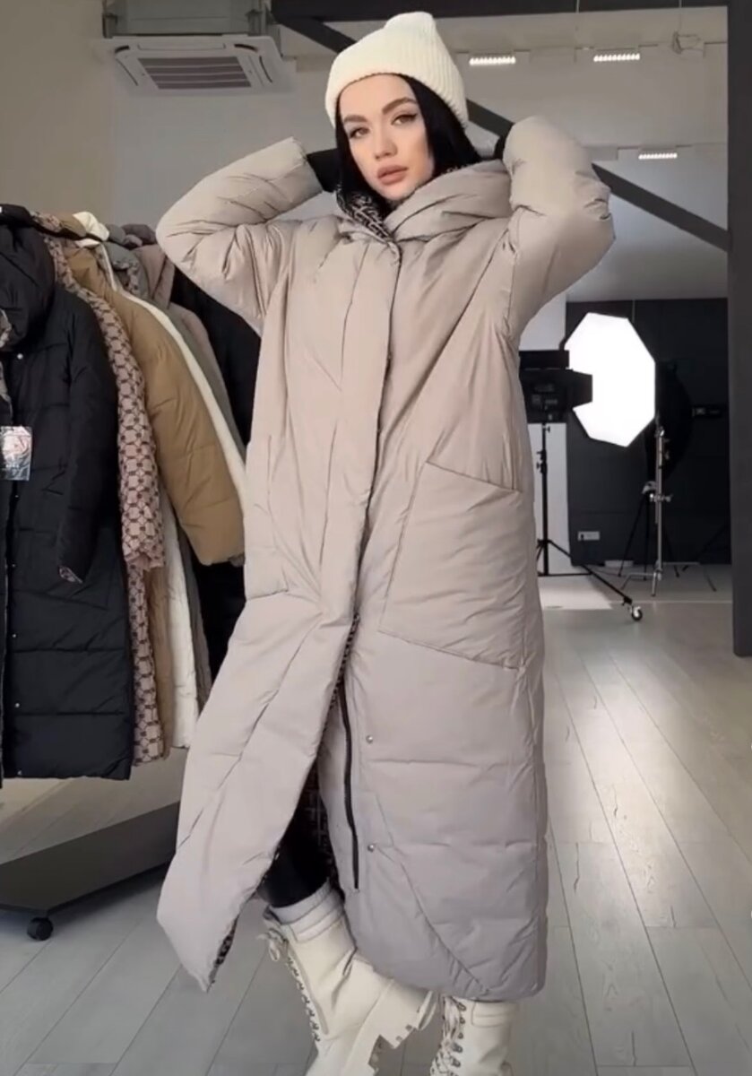 Куртка- пуховик оверсайз