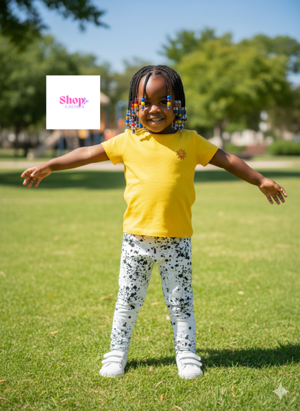 Leggings bébé motif taches