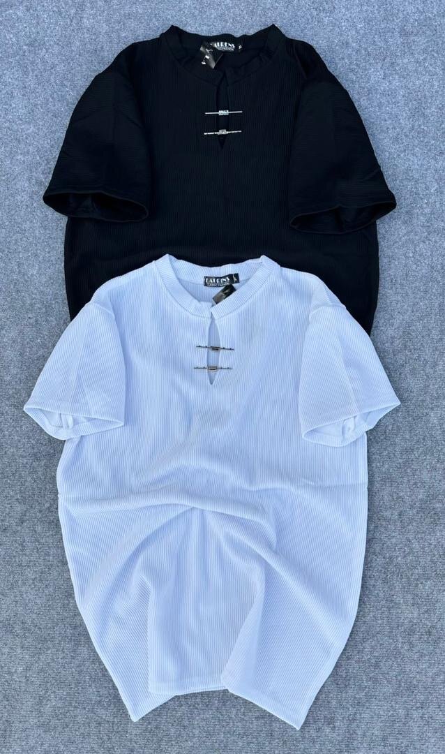 T-shirts élégants bicolores