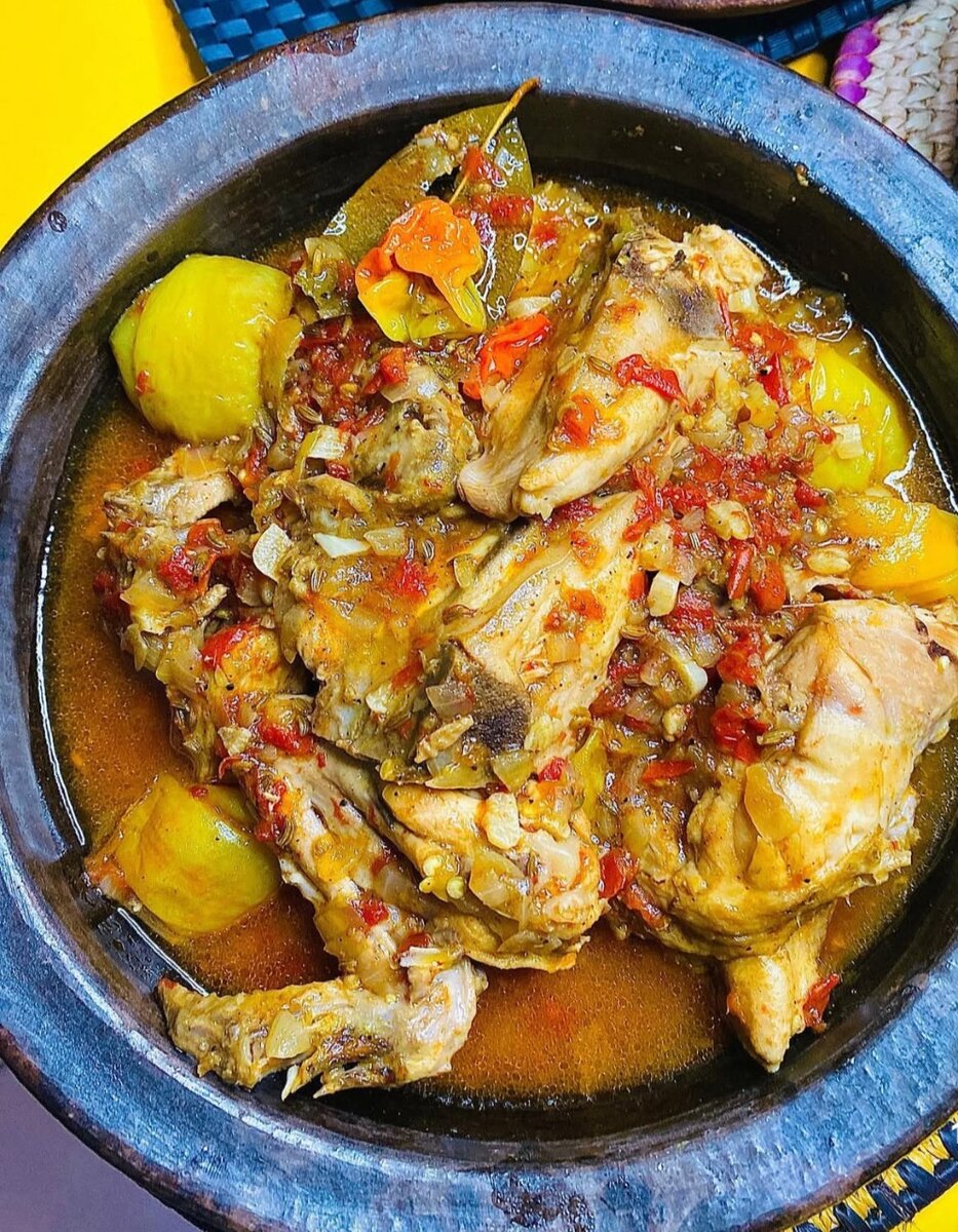 Kedjenou de poulet 1/2