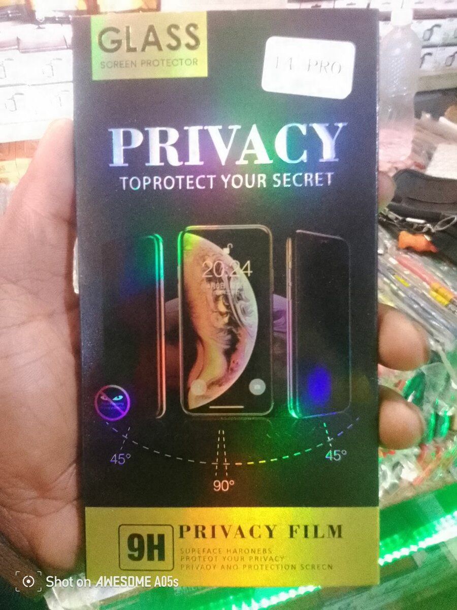 Privacy screen protectors