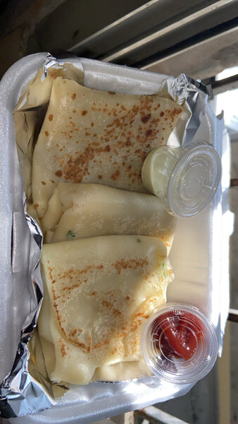 4 crêpes viande hachée