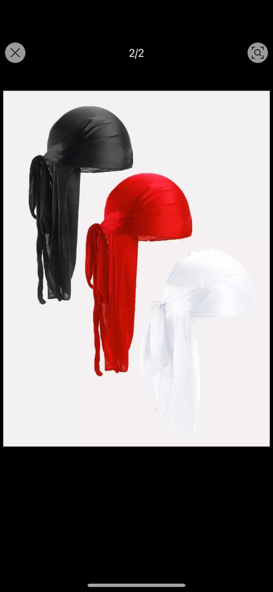 Durags en satin élégants