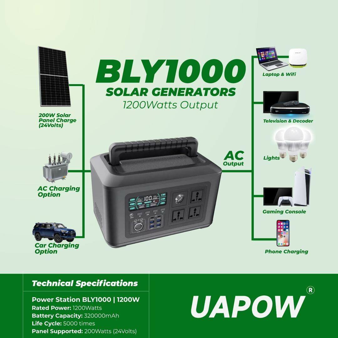 BLY1000 1000W Portable Charging Station