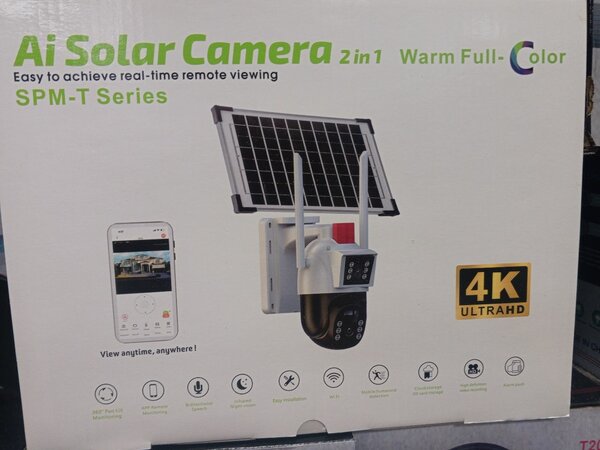 Caméra Solaire AI 4K