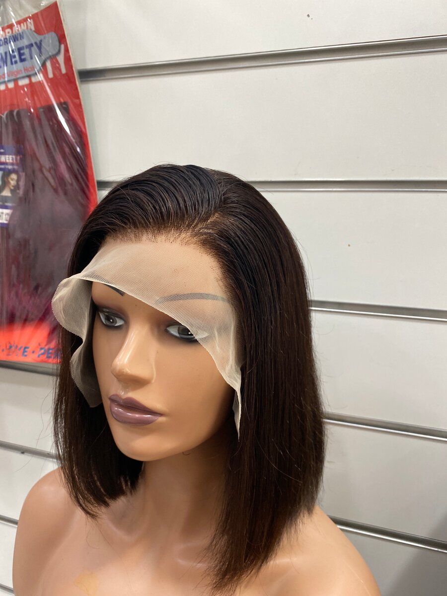 Dark Brown Bob Lace Front Wig