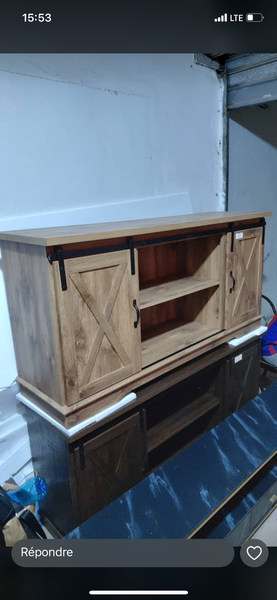 Table ronde en verre moderne