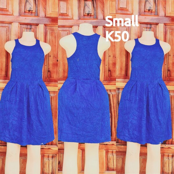 Beautiful and high quality women's dress blue