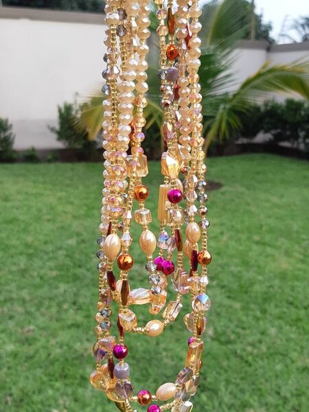 Ceinture en perles élégante