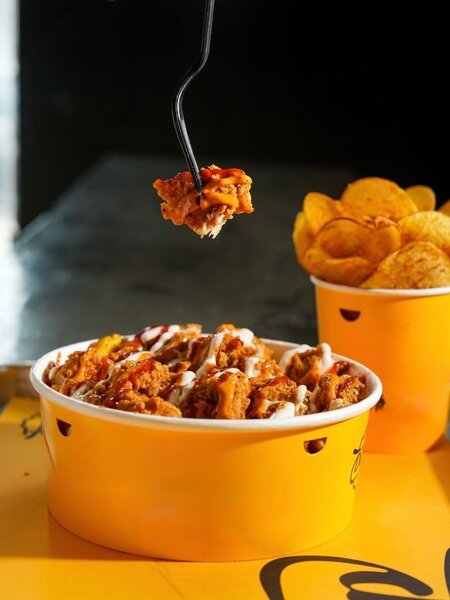 Fried Chicken Loaded Fries