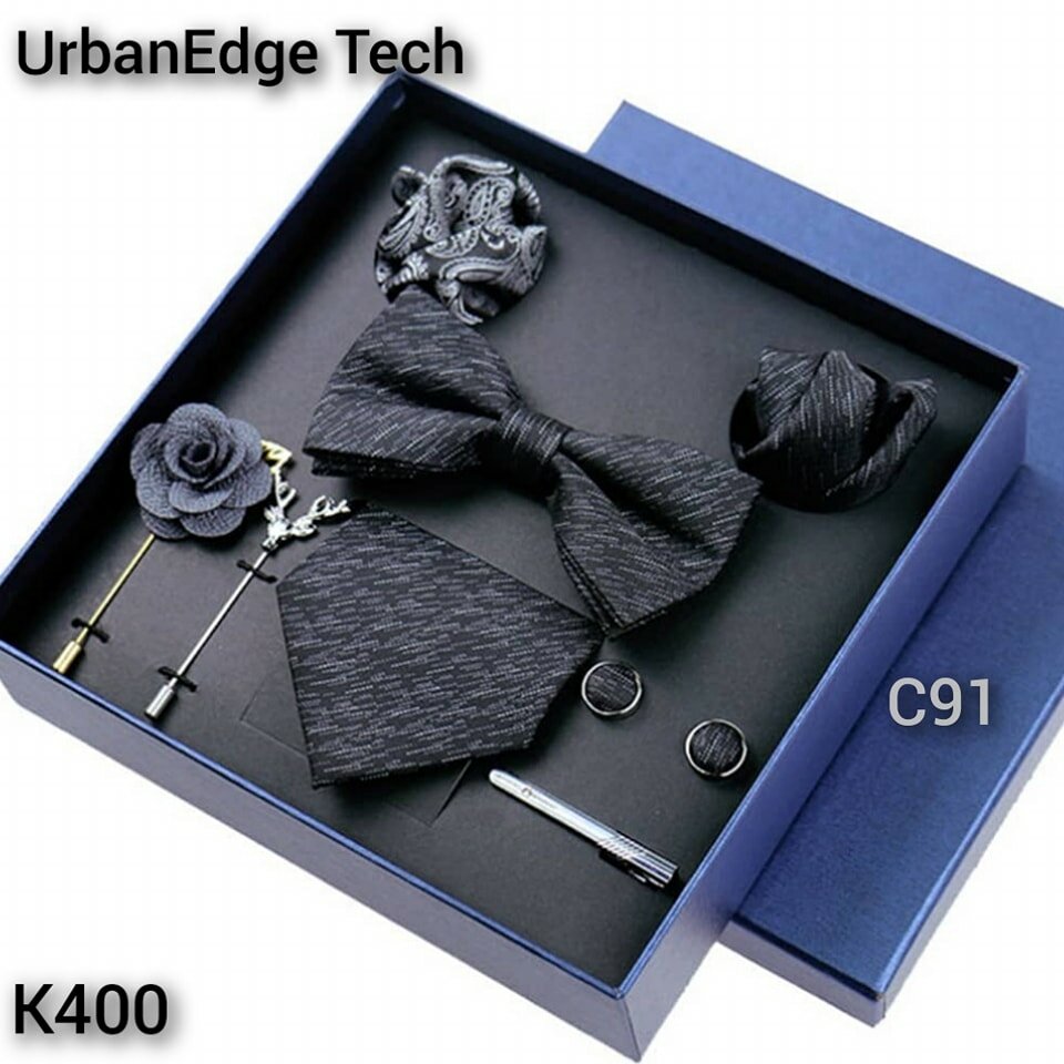 Men's 8 in 1 Necktie gift set. 
