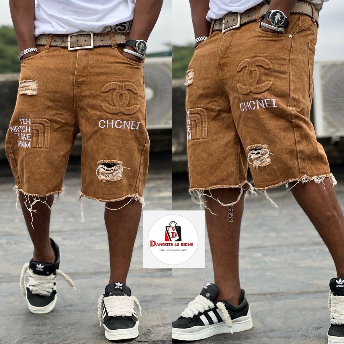 Shorts en denim décontractés tendance