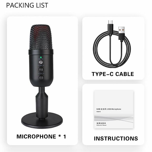 Microphone USB Rayhayes