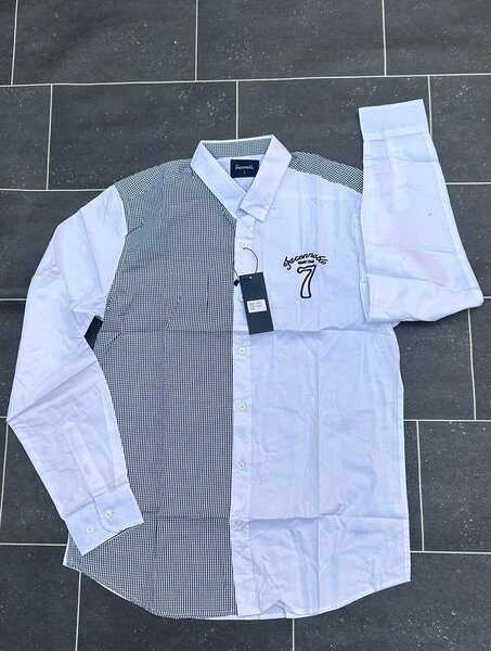 Chemise Homme Bicolore Élégante