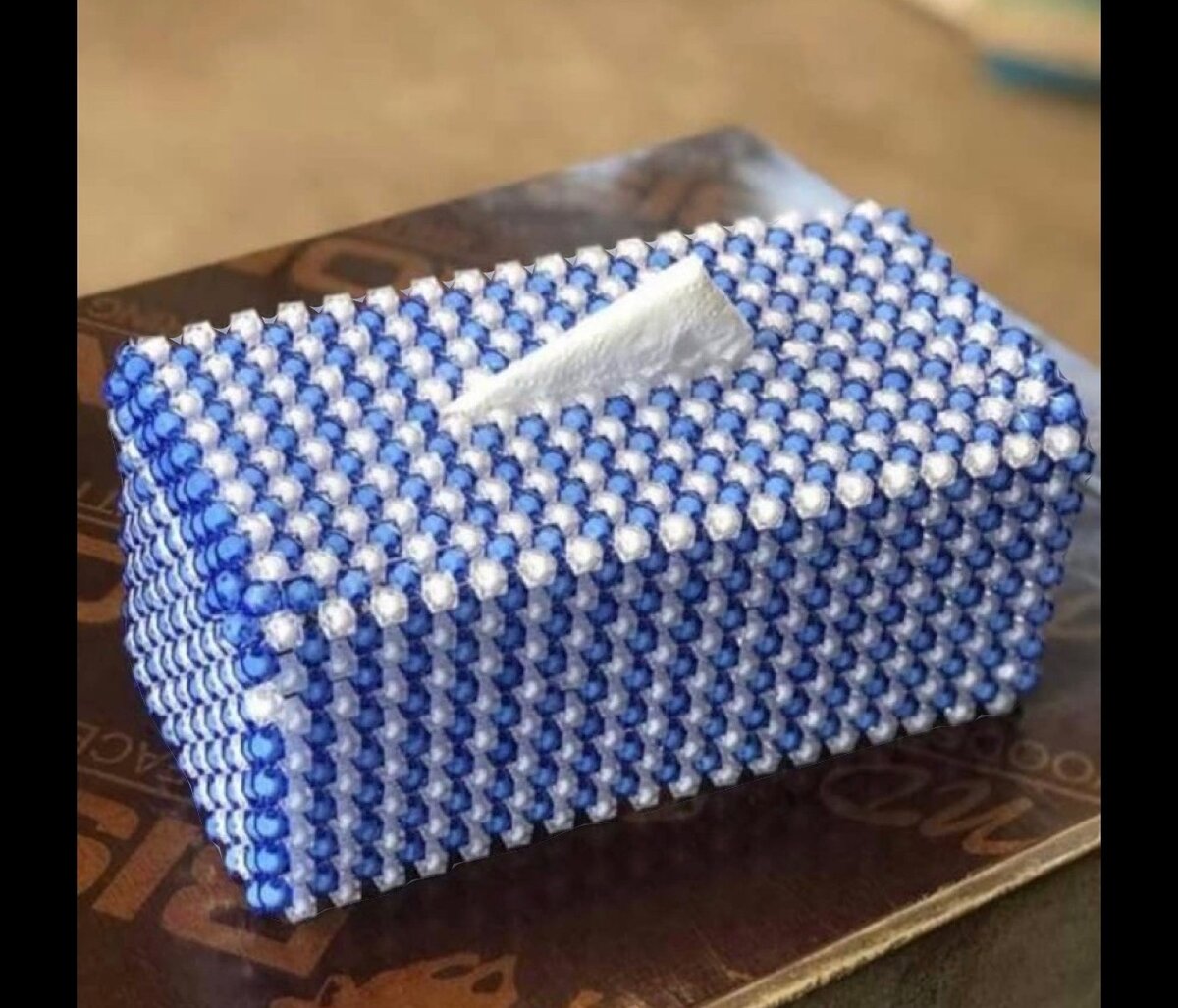 Beaded tissue holder